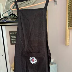 Black BBQ Grilling Apron with Logo